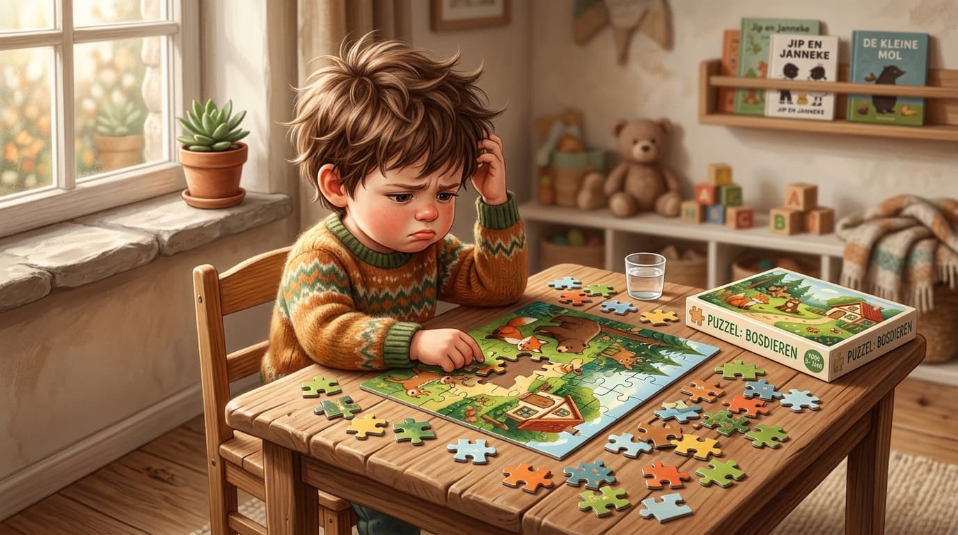 Als je kind boos wordt van speelgoed β zo help je met frustratie