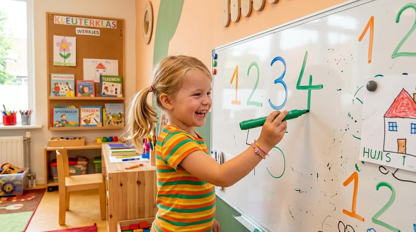 Cijfers Schrijven Oefenen met je 5-Jarige: Van Krabbels naar Mooie Cijfers