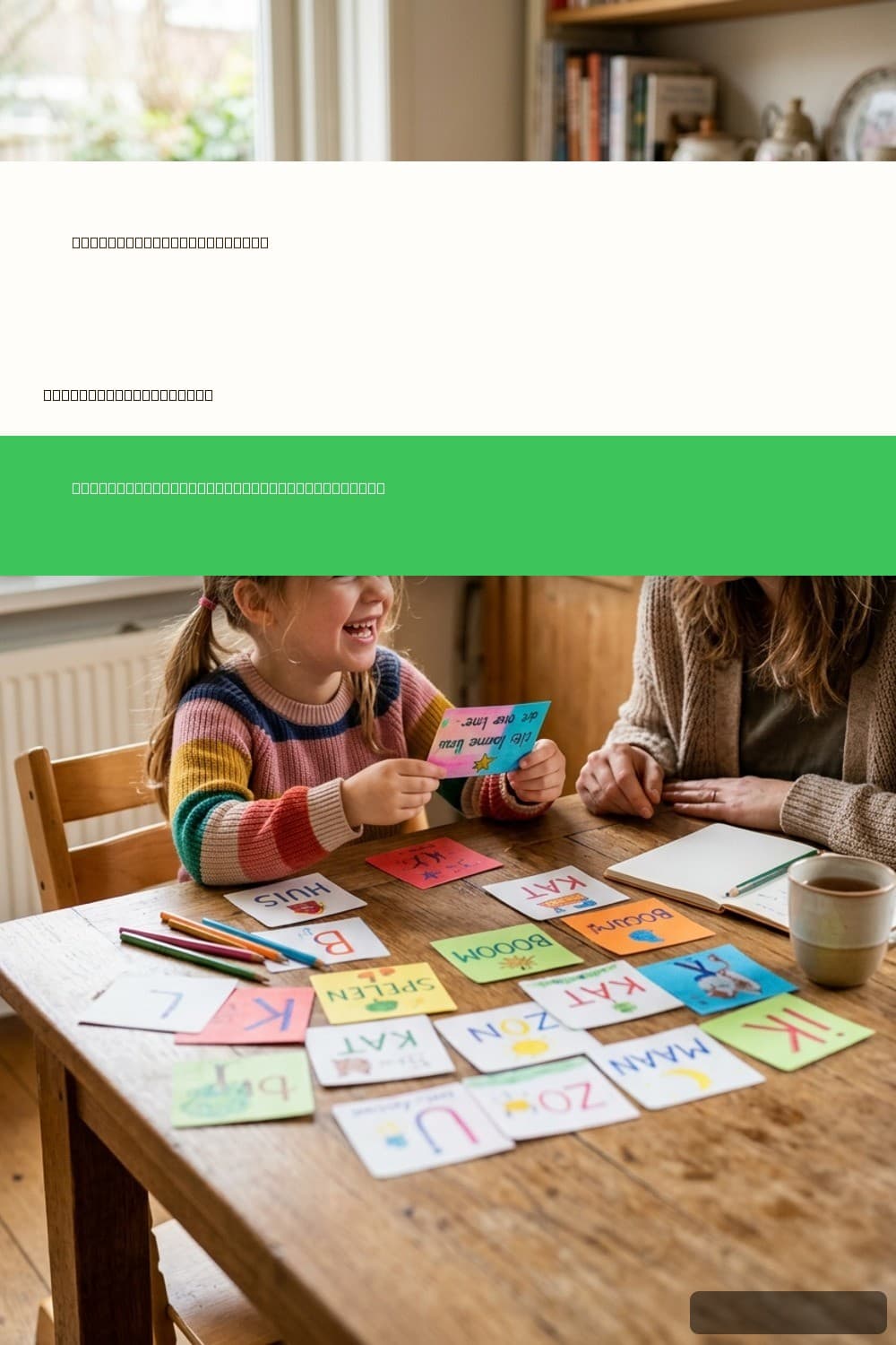 woordjes lezen oefenen 6 jaar - tips voor ouders | DotasToys Woordjes lezen oefenen met je 6-jarige: welke methode werkt écht? - woordjes lezen oefenen 6 jaar