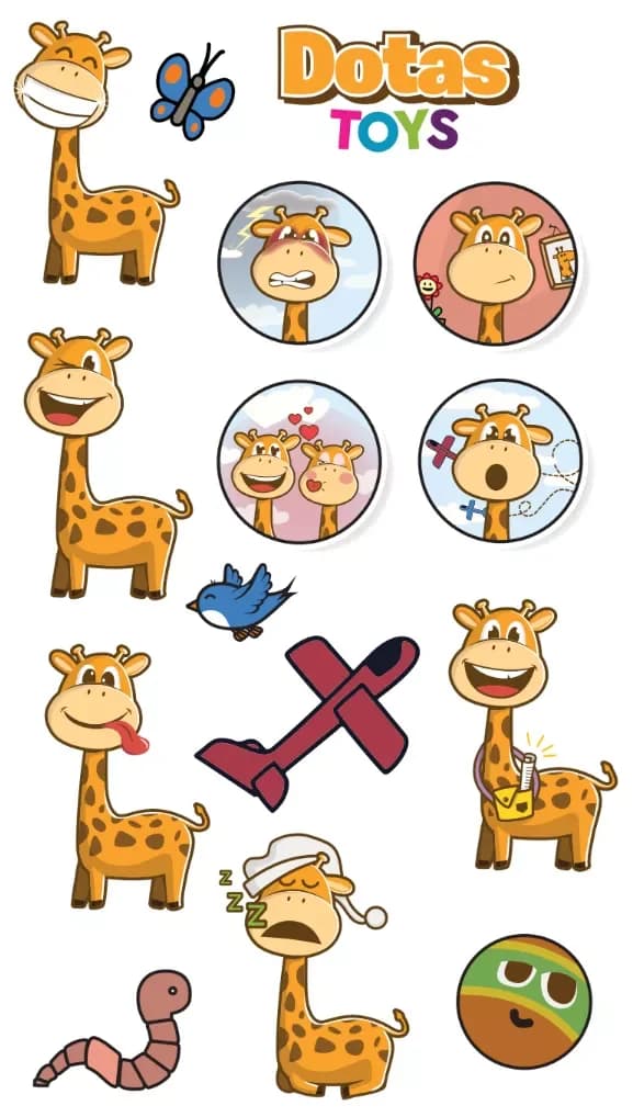 DotasToys 3D Sticker Sheet – Free Download