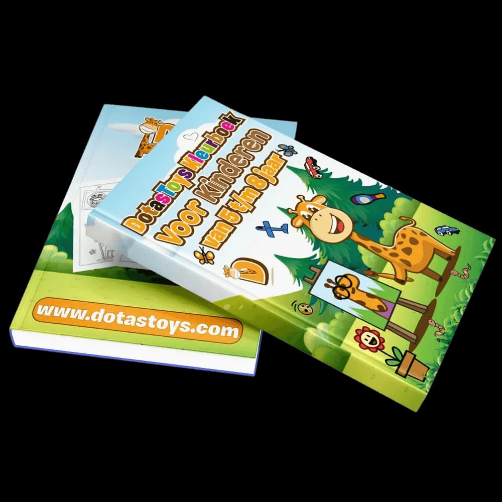 Kleurboek voor Kinderen | Met 12 Waskrijtjes